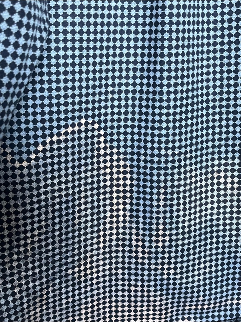 Long-Sleeve Patterned Button-Up Shirt - Picture 8 of 8